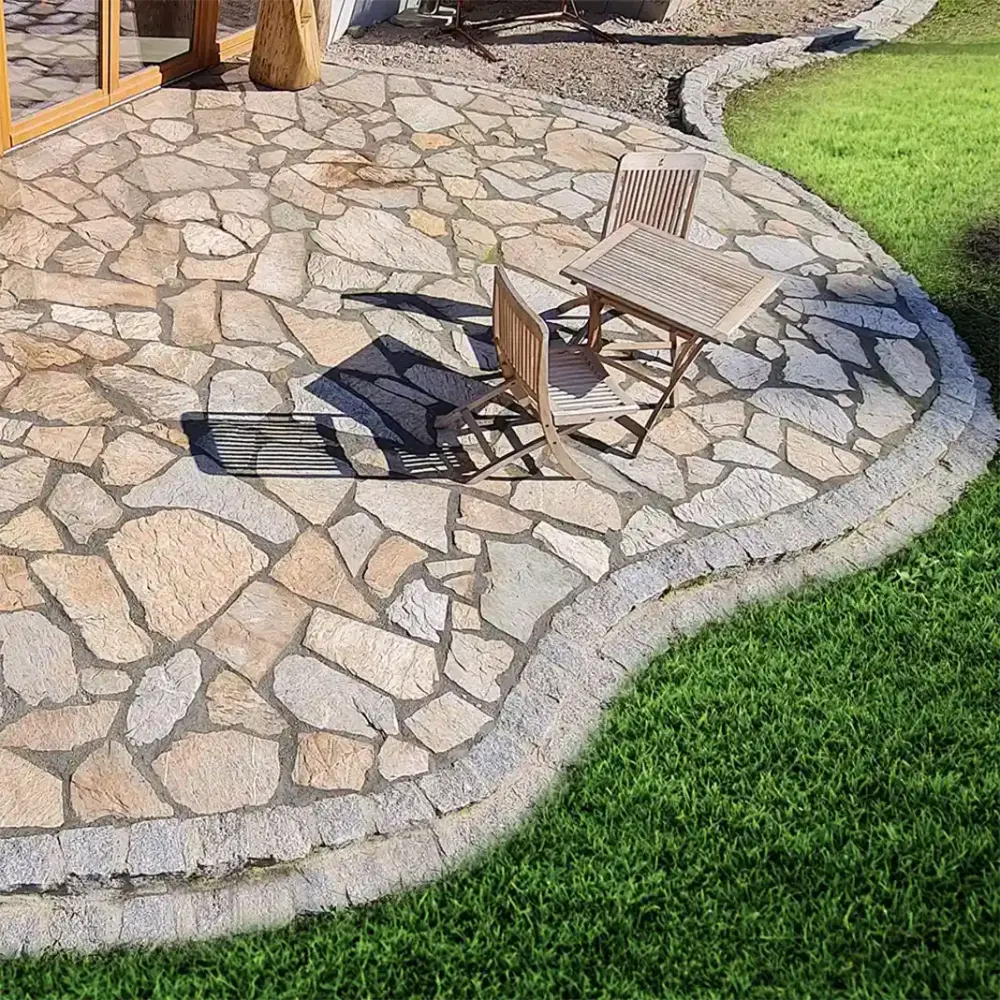 100 m² Kvarcit polygonální desky Clara 2-3 cm za 43,50 €/m² bez nákladů na dopravu