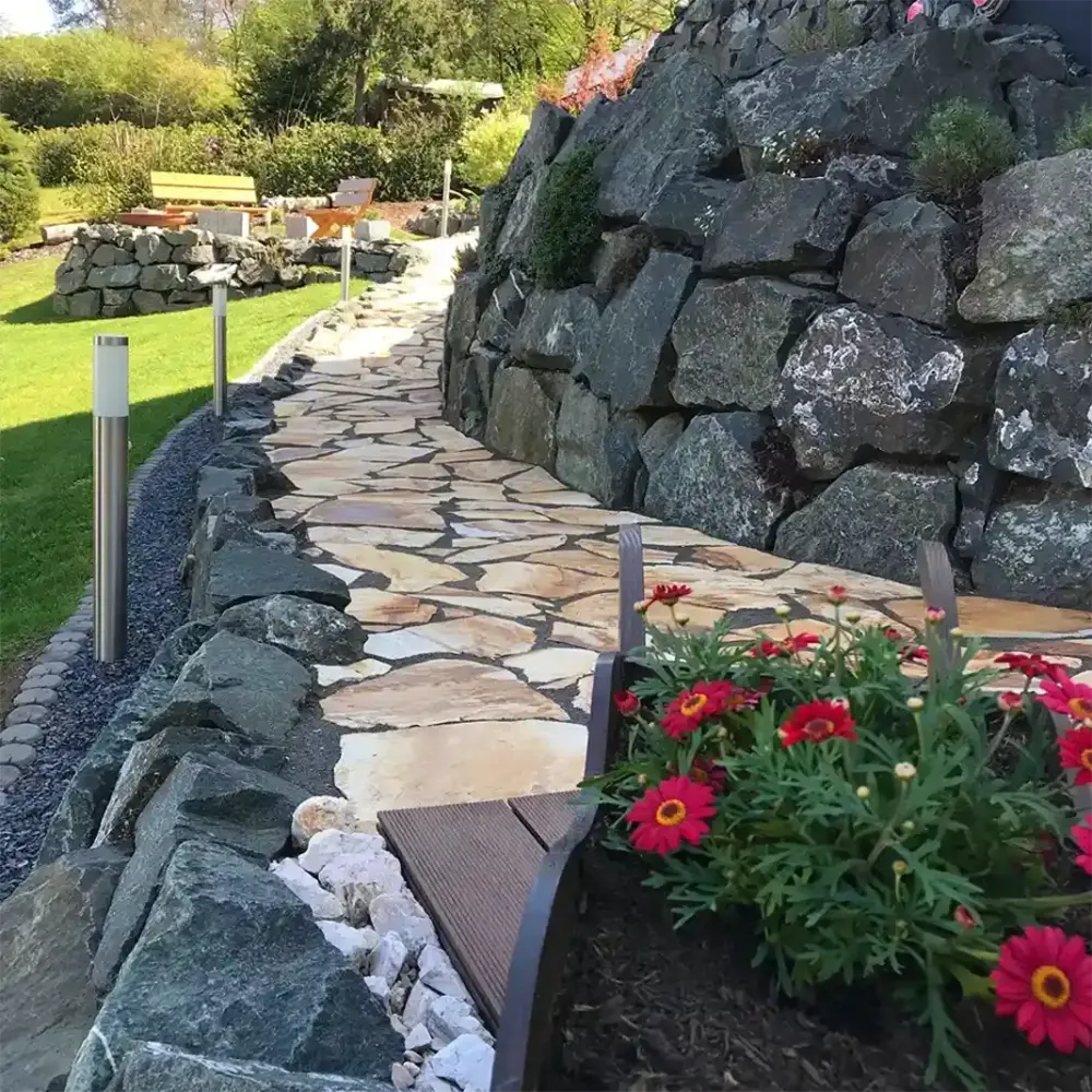 20 m² přírodní desky z křemence Violet 2-3 cm za 45 €/m² doprava zdarma - ZBYTKY SKLADU