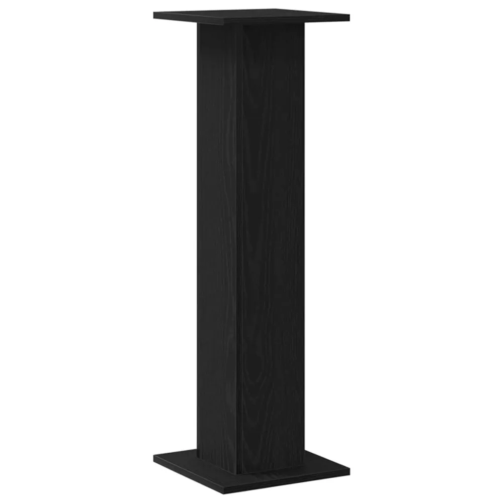 Stojany Na Reproduktory 2 Pcs Černý Dub 30 X 30 X 95 Cm