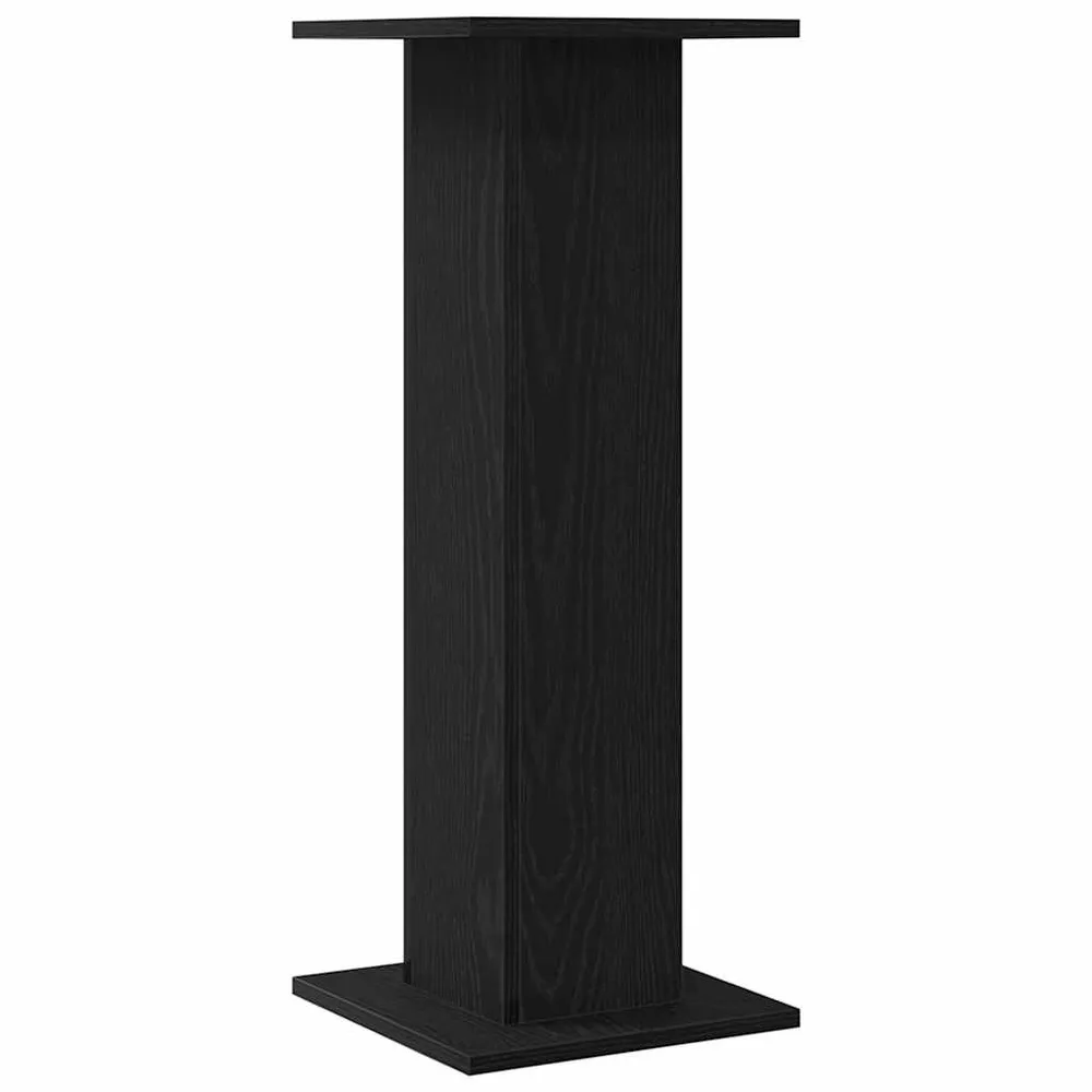 Stojany Na Reproduktory 2 Pcs Černý Dub 30 X 30 X 80 Cm
