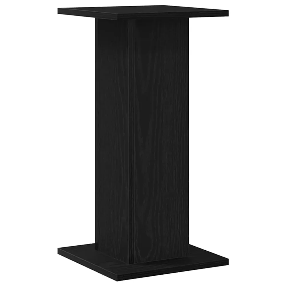Stojany Na Reproduktory 2 Pcs Černý Dub 30 X 30 X 60 Cm