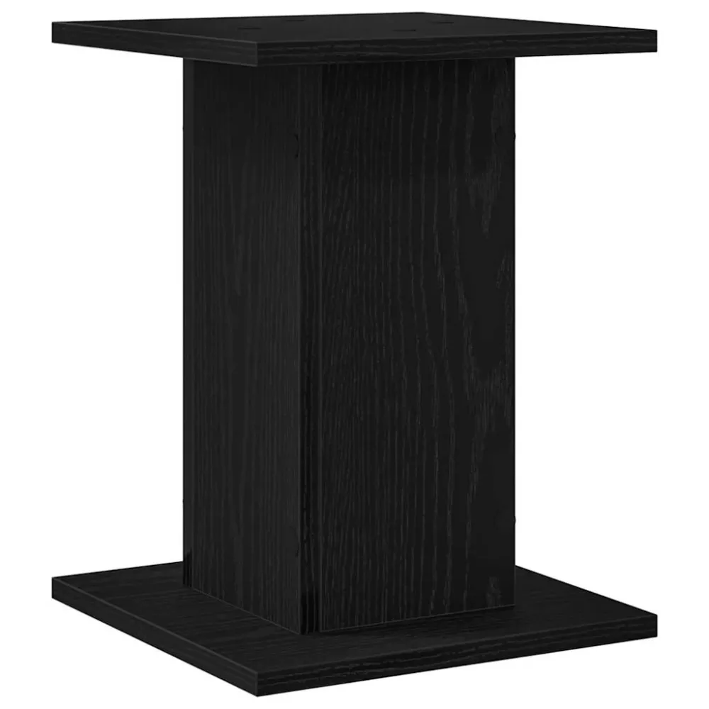 Stojany Na Reproduktory 2 Pcs Černý Dub 30 X 30 X 40 Cm
