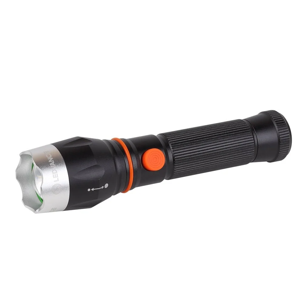 Taktická LED svítilna dobíjecí 3.2W FLASHLIGHT, studená bílá