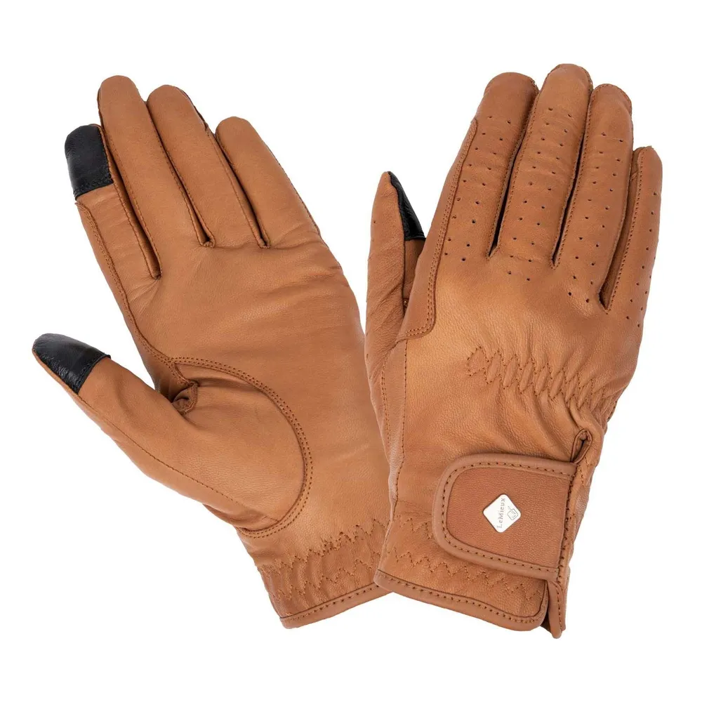 Pro Touch Vintage nahkaiset ratsastushanskat Turkish coffee (dark brown) M