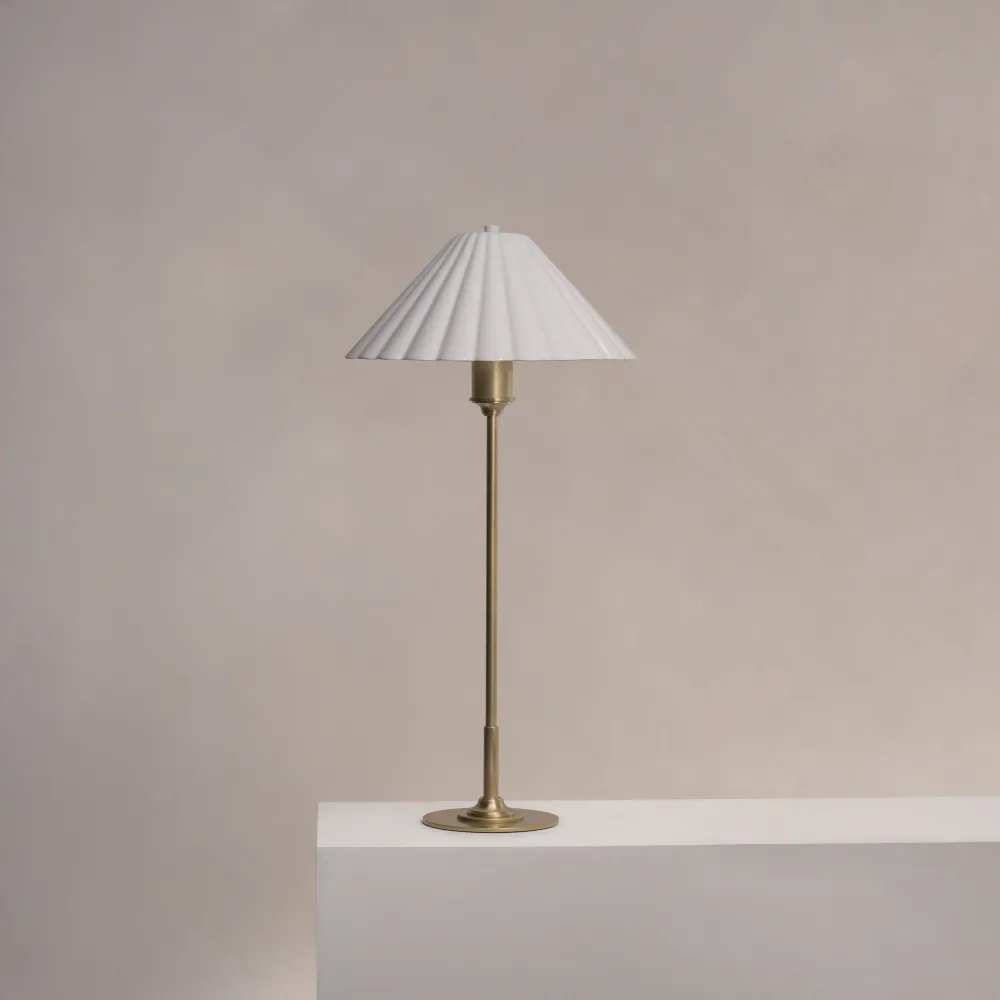 Cotswold Medium Table Lamp Fine Porcelain - Antique Zlatý kov