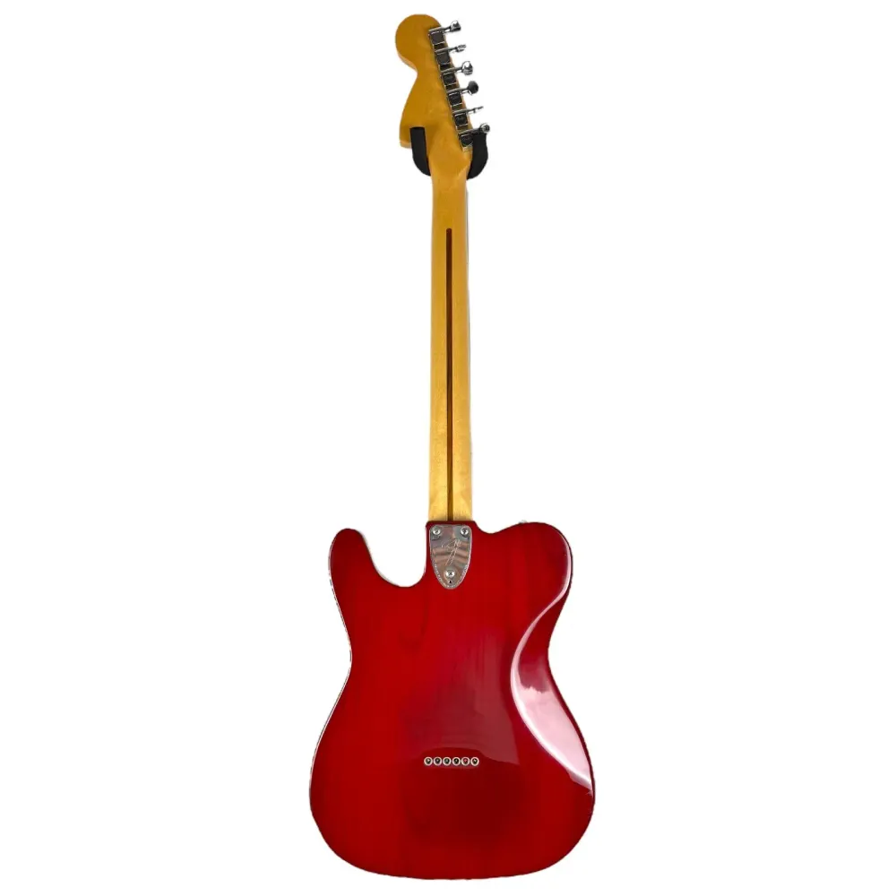 Fender Telecaster Deluxe 1978 - Transparentní červená - Herbie Gastellum krk