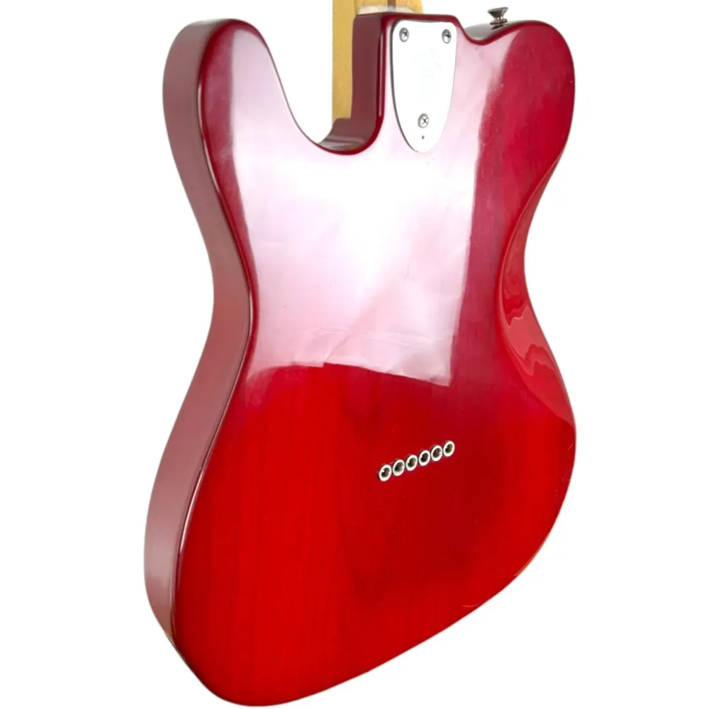 Fender Telecaster Deluxe 1978 - Transparentní červená - Herbie Gastellum krk