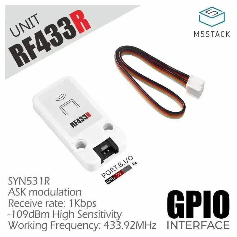 M5Stack RF JEDNOTKA 433MHz přijímač (SYN513R)