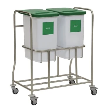 Novocal recycling collector combination collector, 2-way frame: stainless steel All pipe connections are RU | Pack (1 piece)