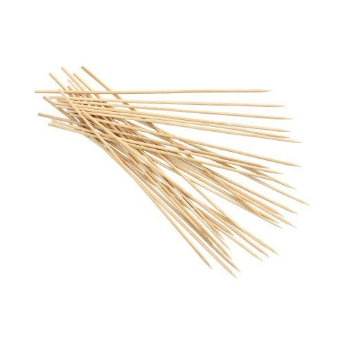 PAPSTAR 200 Schaschlik -spiesjes, bamboe "pure" Ø 2,5 mm · 20 cm | Krimpfolie (200 stuks)