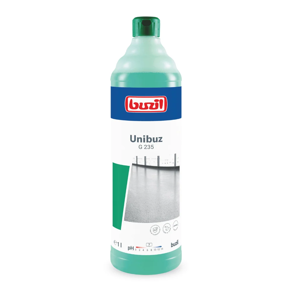 Buzil Unibuz G 235 Pyyhkeiden ylläpito veden liukoisten polymeerien perusteella