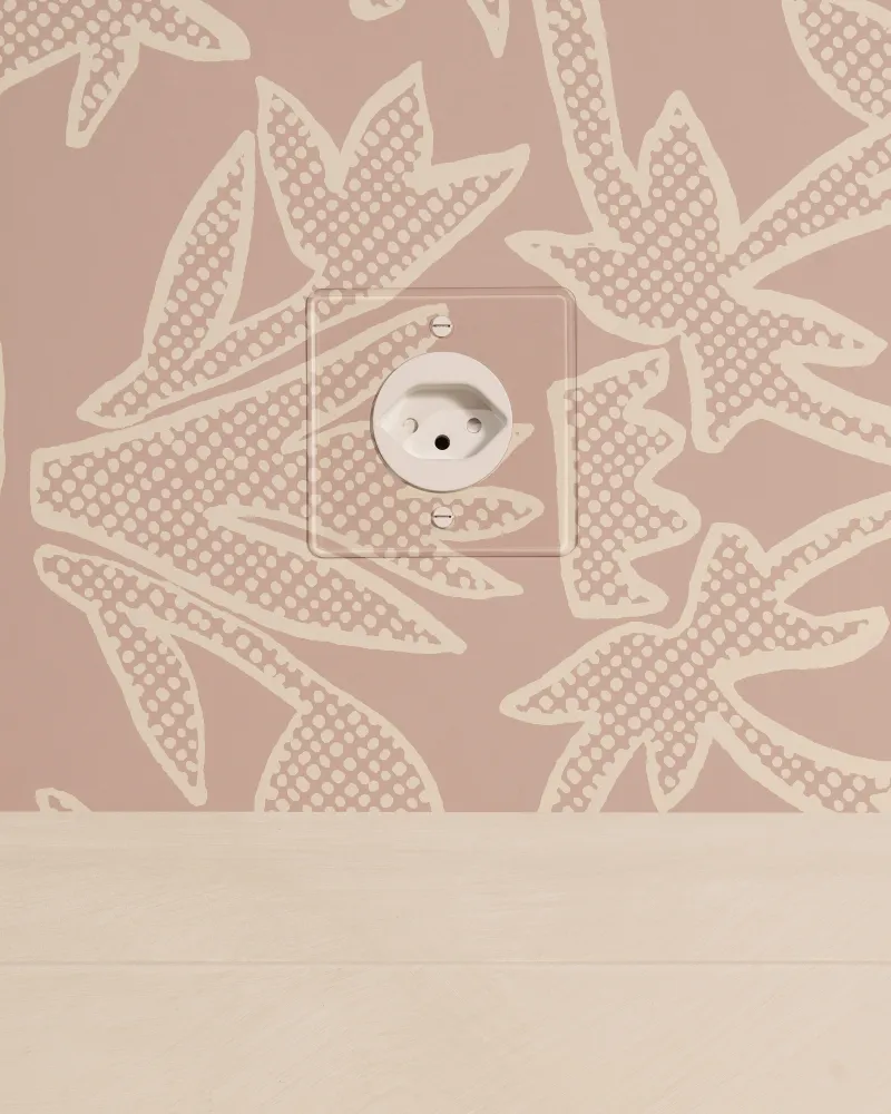 Kew Single Swiss Type J Socket - Průhledný | White