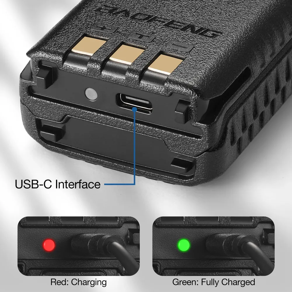 Baofeng UV-5R 8W s USB typu C