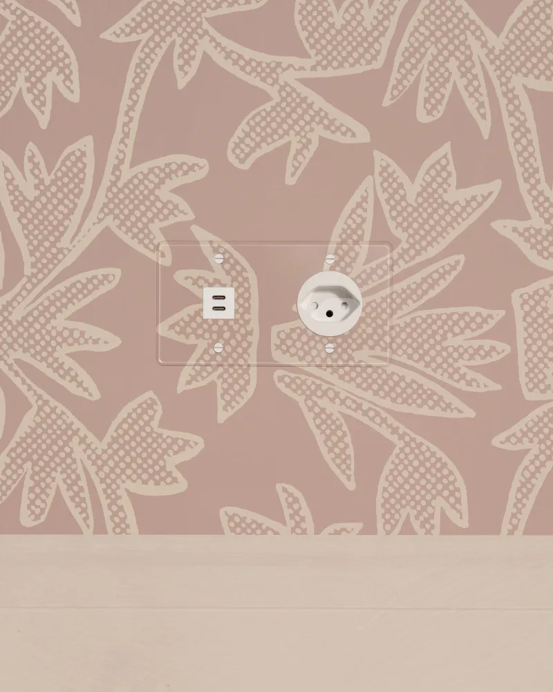 Kew Double USB-C 30W & Swiss Type J Socket - Výrazný | White