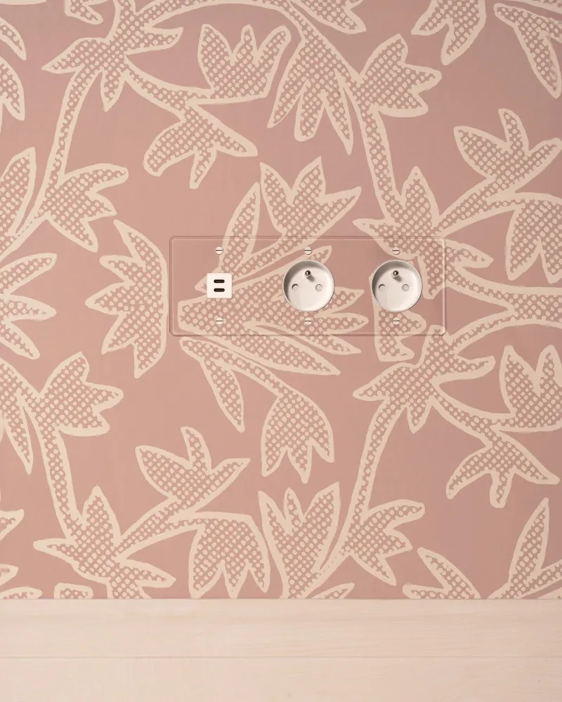 Kew Triple USB TYPE-C 30W & 2x French/Belgian Type E Socket - Clear | White