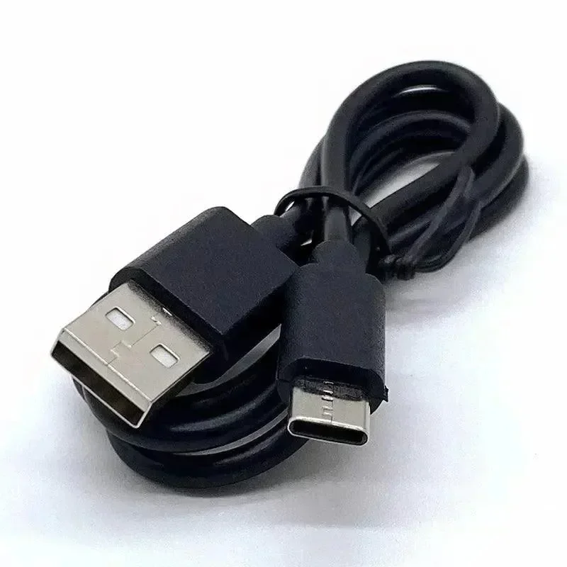 Datový kabel USB- na USB-C černý 1A nabíjení