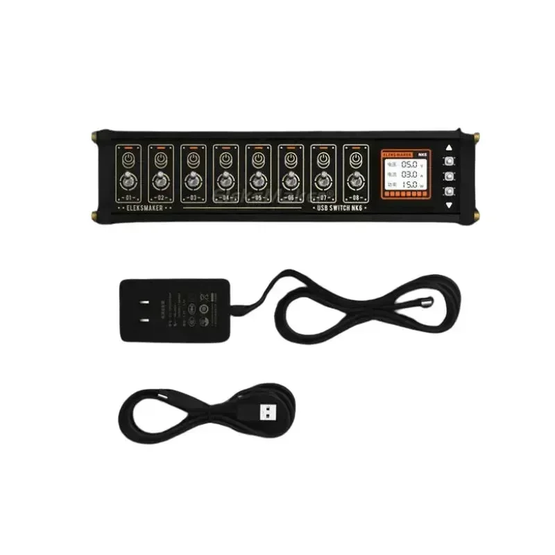 EleksMaker NK6 Blocky USB rozbočovač Displej Hlasové ovládání