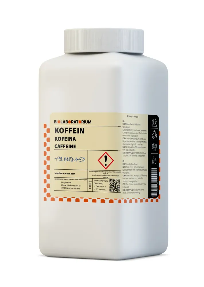 Anhydridová kofein 1 Kg BIOLABORATORIUM