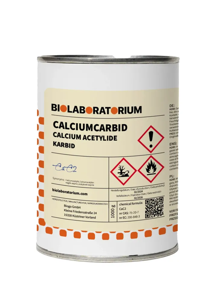 Carbure de calcium BIOLABORATORIUM 5 kg