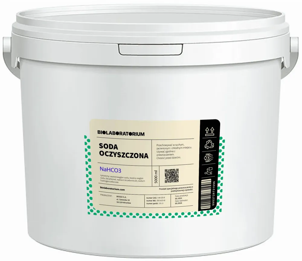 Jedlá soda Bikarbonát sodný 5kg BioLaboratoire