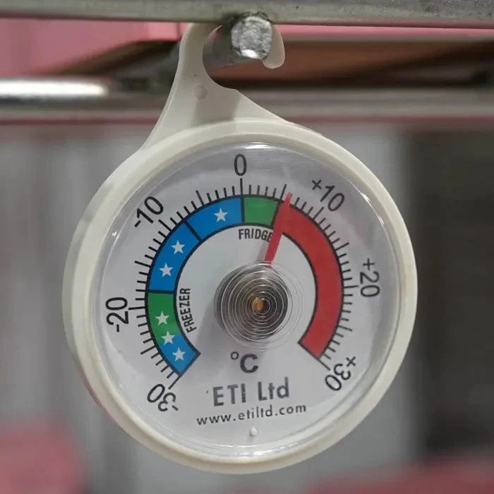 Teploměr pro mrazák lednice / číselníku 52 mm