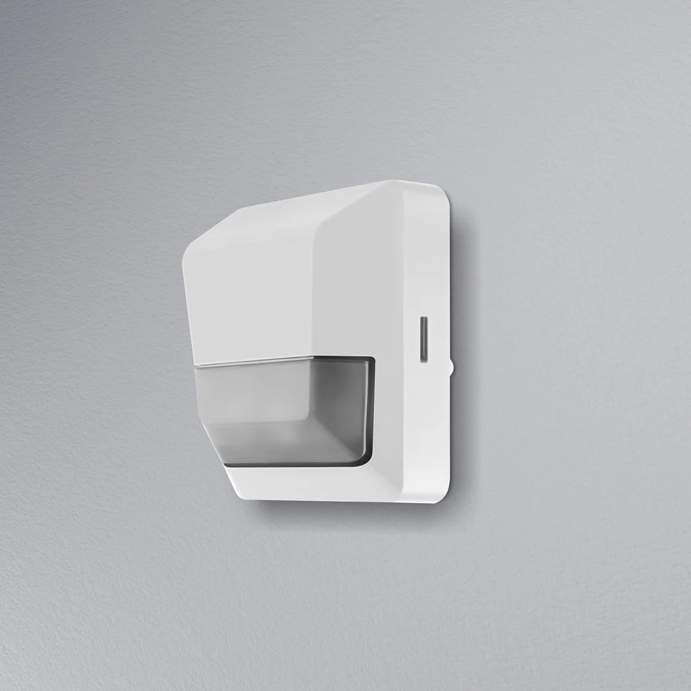 Moderní pohybový senzor bílý IP55 WALL 180 DEG