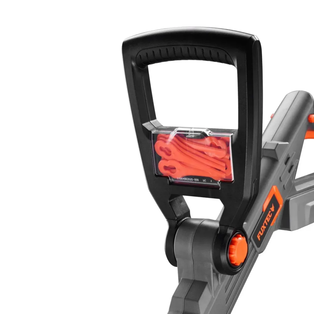 100x náhradní plastové nože pro 20V akumulátorovou strunovou sekacku FX-E1RT20