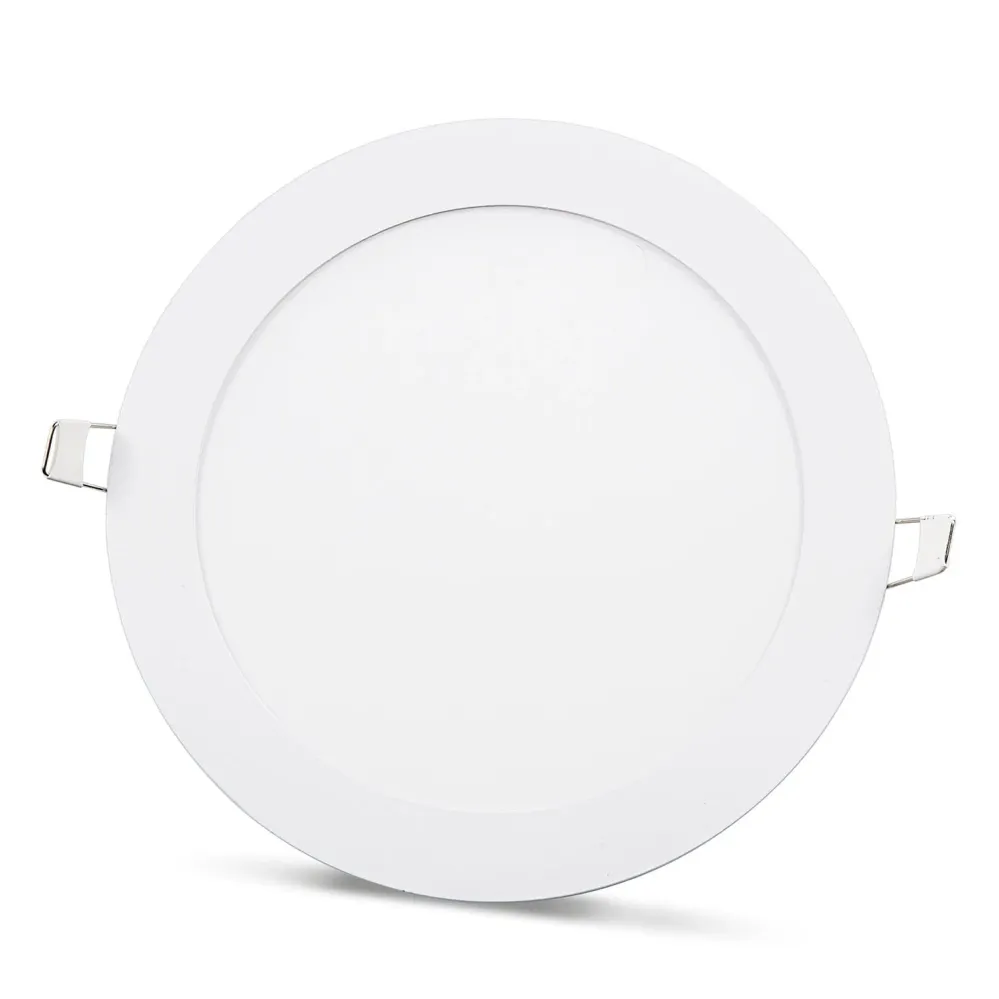 2 ks - SLIM LED panel studená bílá /6500K 18W / 1620Lm kruhový vestavný kulatý (napájecí zdroj součástí sestavy) 6500K YL1...