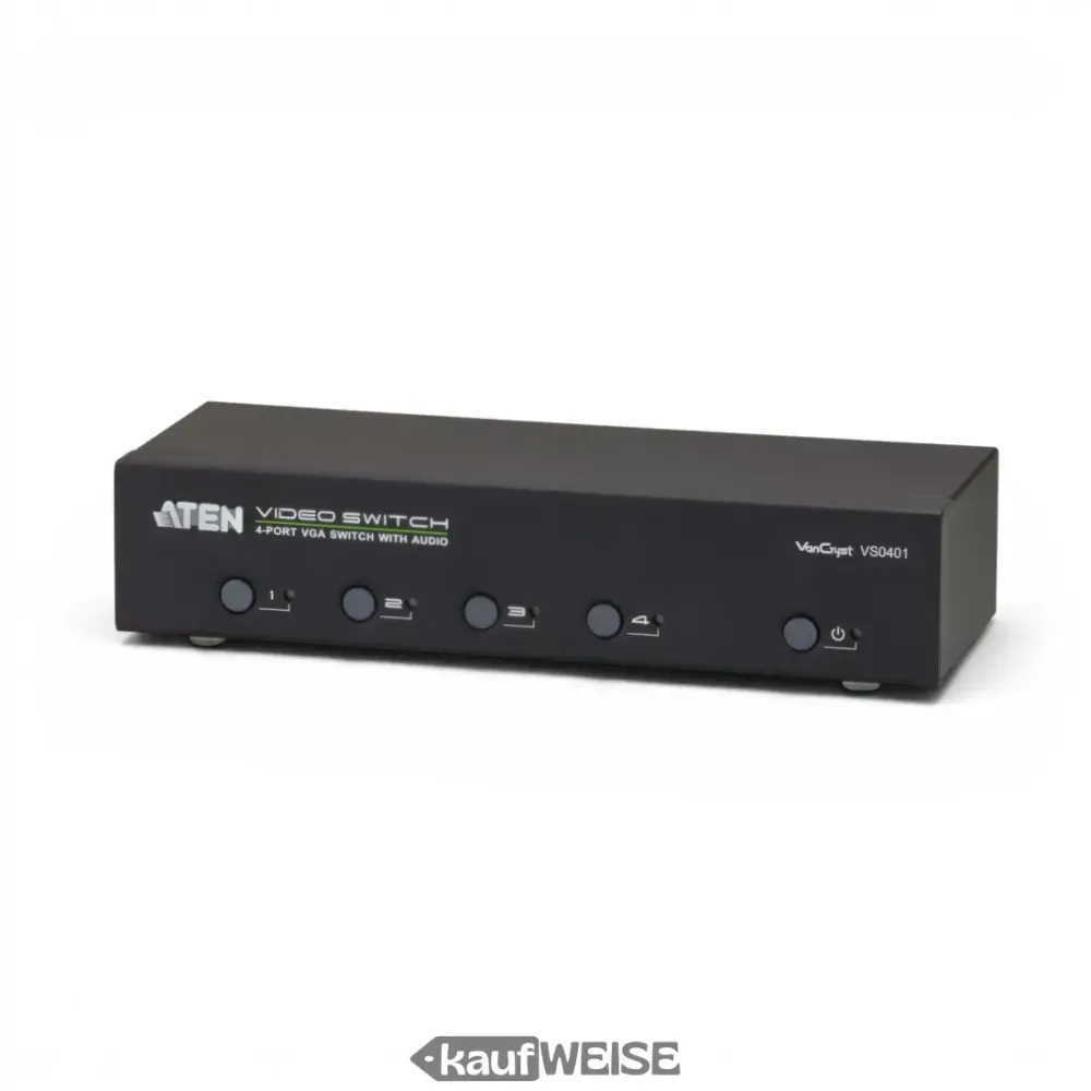 ATEN VS0401 4portový VGA přepínač s audiem RS-232