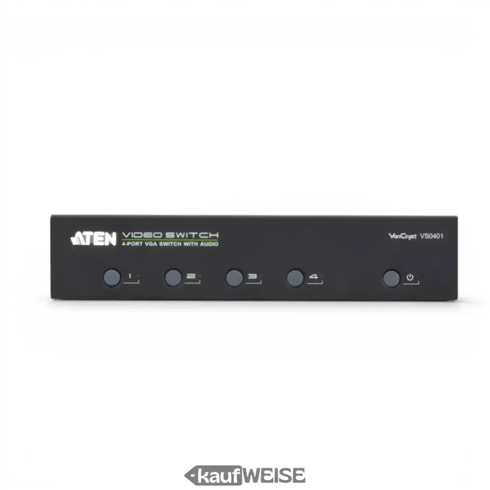 ATEN VS0401 4portový VGA přepínač s audiem RS-232