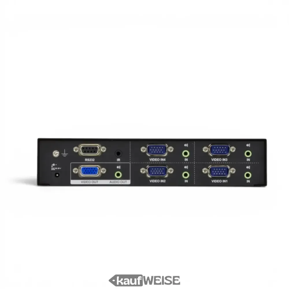 ATEN VS0401 4portový VGA přepínač s audiem RS-232