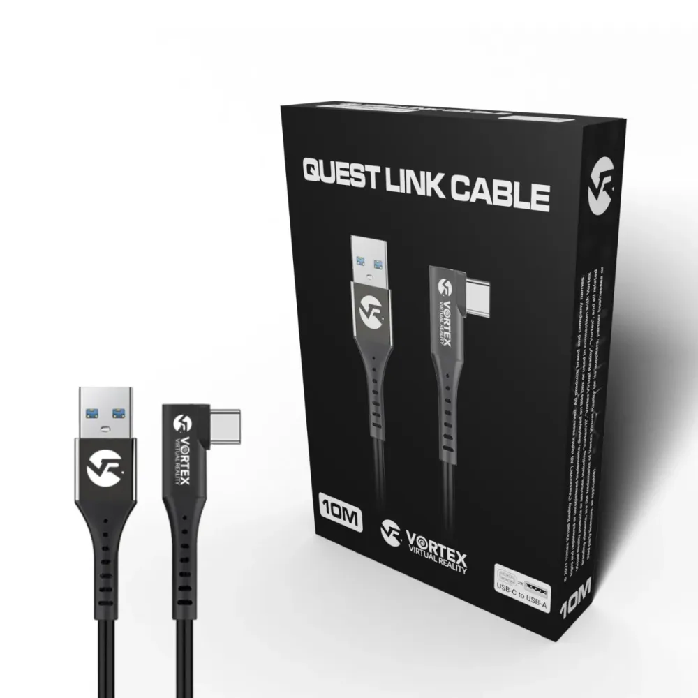 10m kabel z VortexVR USB- do Meta Quest Link | do Quest 3S Quest 3 Quest 2