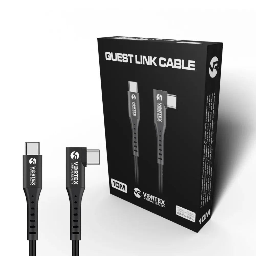 10m kabel z VortexVR USB-C do Meta Quest Link | do Quest 3S Quest 3 Quest 2