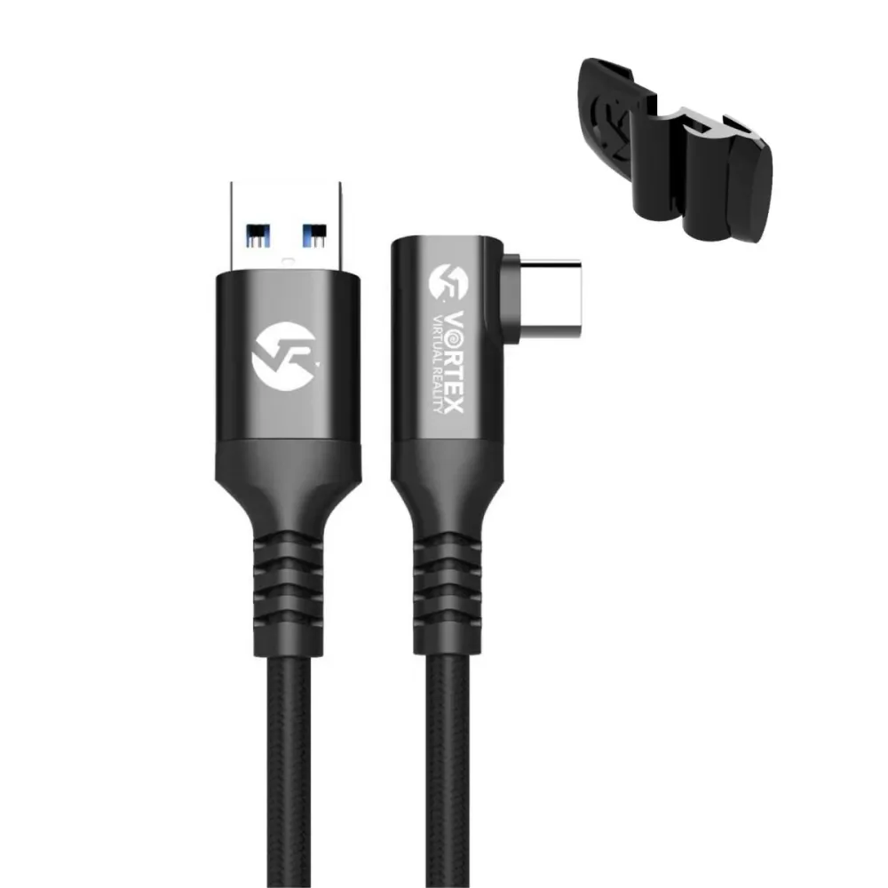 Kabel VortexVR 3 m + spojovací materiál | USB- | pro Quest 3 Quest 3S Quest 2