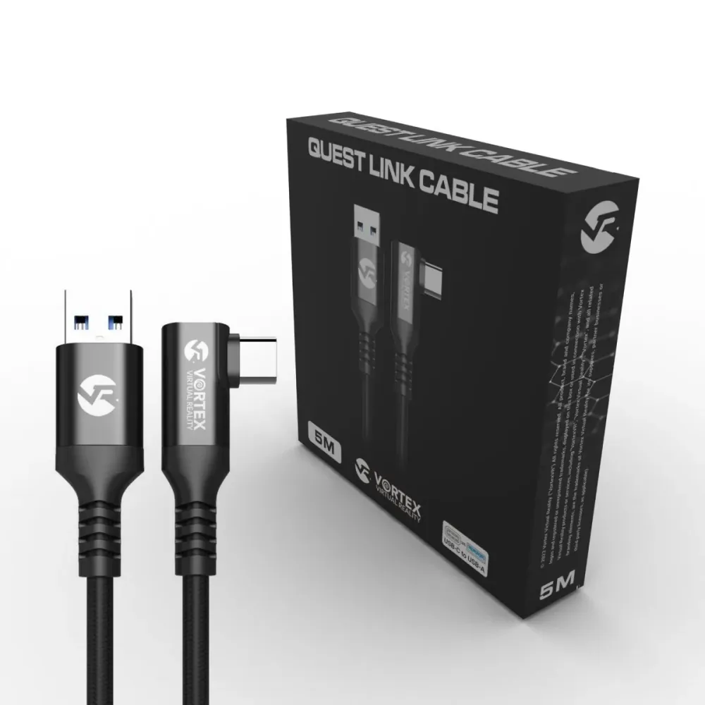 Kabel VortexVR 5 m + spojovací materiál | USB- | pro Quest 3 Quest 3S Quest 2
