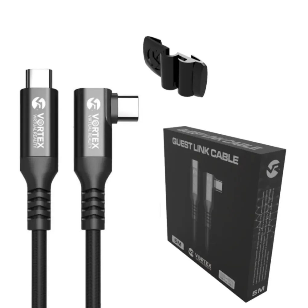 Kabel VortexVR 5 m + upevňovací prvek | USB-C | pro Quest 3 Quest 3S Quest 2