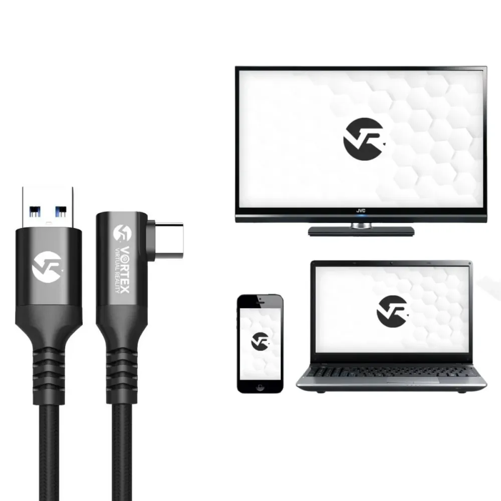 5m kabel z VortexVR USB- do Meta Quest Link | do Quest 3S Quest 3 Quest 2