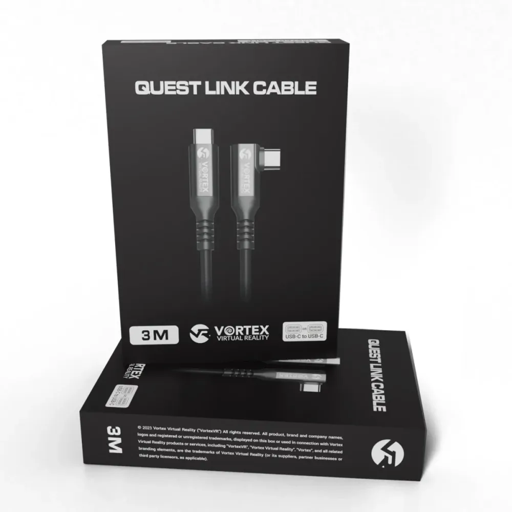 3m kabel z VortexVR USB-C do Meta Quest Link | do Quest 3S Quest 3 Quest 2