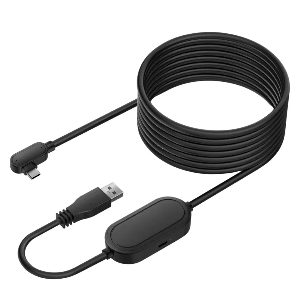 Kabel 5m se zesilovačem signálu pro Goggle VR| pro Quest 3 3S 2 PICO 4 HTC Focus 3