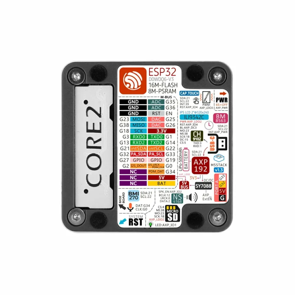 M5Stack Core2 ESP32 IoT vývojová sada v1.3