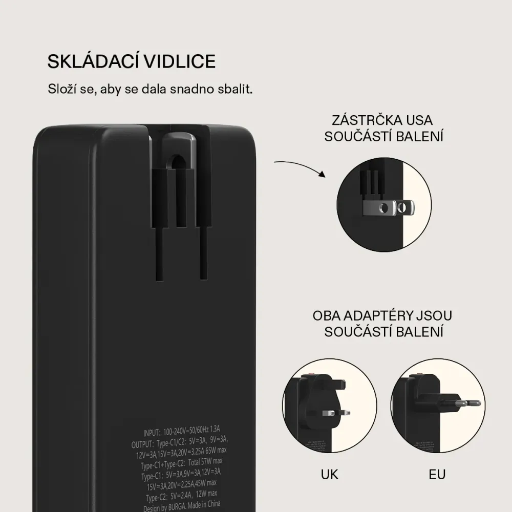 Duální nabíječka Cerna