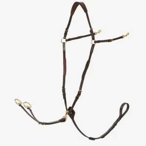 Vorderzeug mit abnehmbarem Martingal Havana Brown WB
