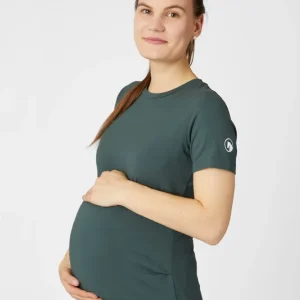 Lily T-shirt funzionale premaman Cilantro Green 42