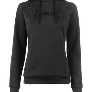 Felpa con cappuccio CavalMelba Black 42