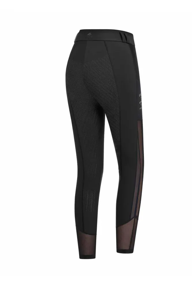 Nina Leggings de Equitación para Mujeres Black 42 Compatible iOS & Android