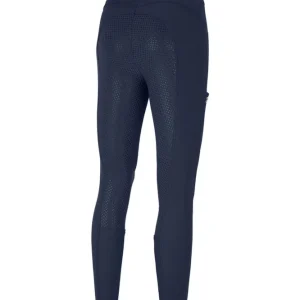 Pantalones de Equitación Invierno de Cintura Alta Full Grip Nightblue 68