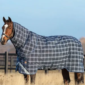 Sledování aktivity Rhino Plus Coperta da turnout con collo rimovibile, 0 gr Midnight dark blue/ Indigo blue 160