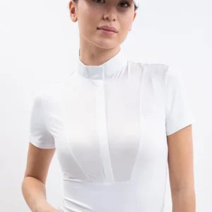 Sledování kondice Shine polo da concorso Blanc (White) L