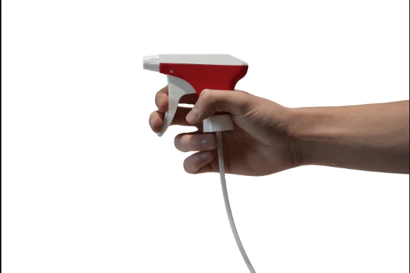 Sprayer K2, white red, weight 25mm, nozzle MS 0.6, without suction strainer, length riser pipe: 21.5 cm | 1 piece