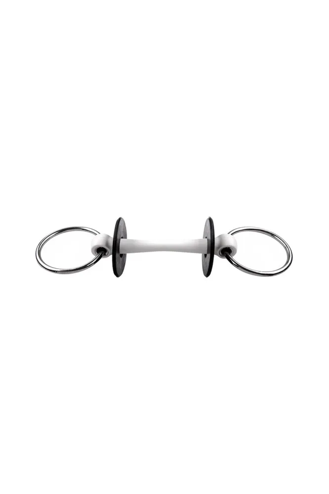 Wędzidło Inno Sense Flexi Soft z ruchomymi pierścieniami White 125 mm
